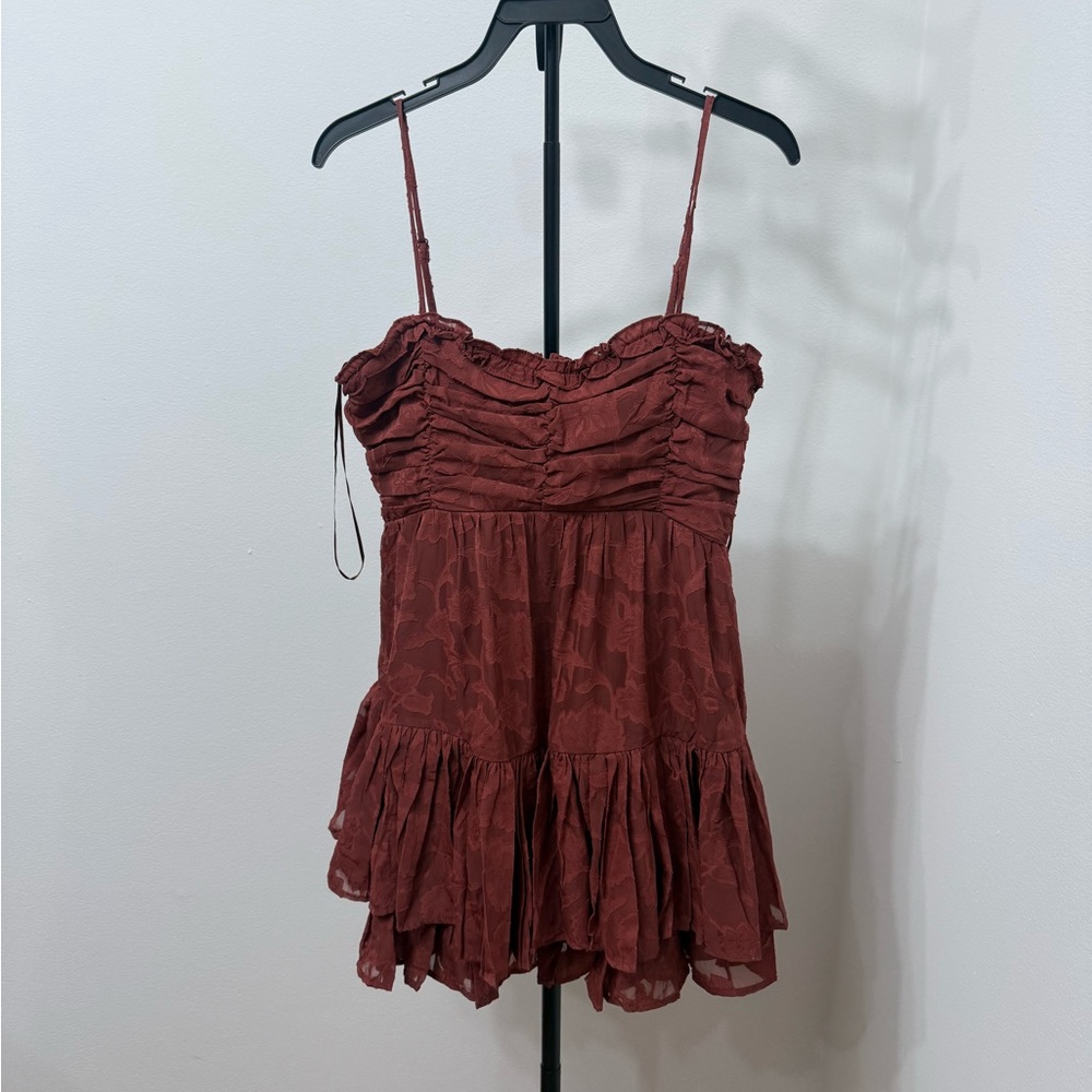 Altar'd State Burgundy Mini Dress - Picture 5 of 7